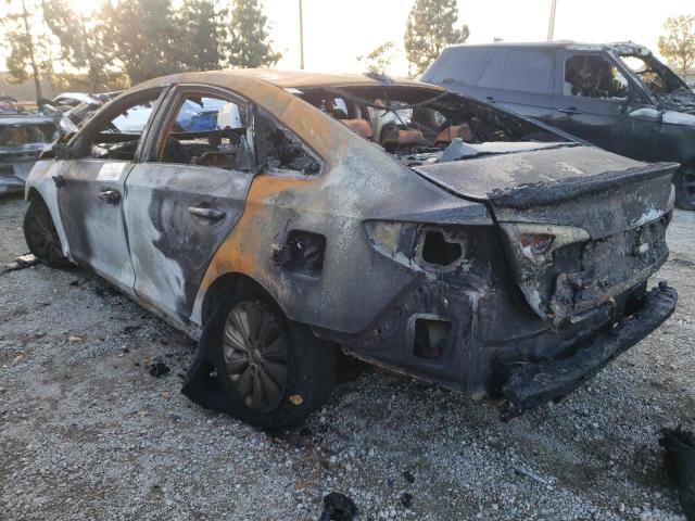 KMHE24L34HA067778 - 2017 HYUNDAI SONATA HYBRID BURN photo 2