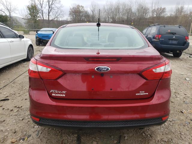 1FADP3F22EL378517 - 2014 FORD FOCUS SE BURGUNDY photo 6