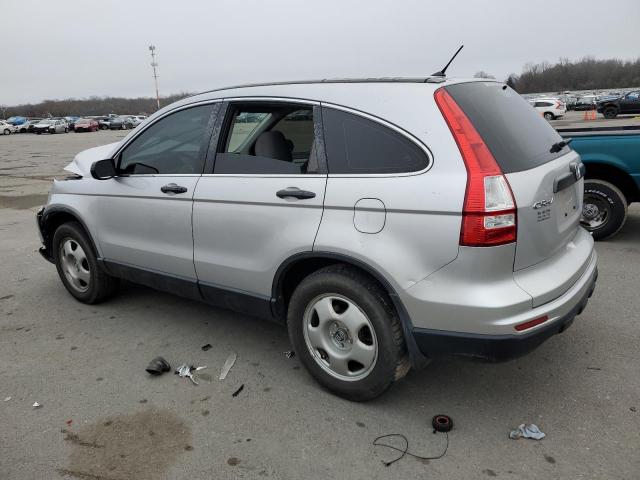 5J6RE3H37BL052634 - 2011 HONDA CR-V LX SILVER photo 2