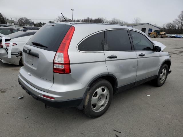 5J6RE3H37BL052634 - 2011 HONDA CR-V LX SILVER photo 3