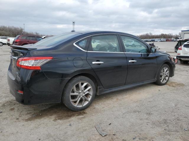 3N1AB7AP2DL742897 - 2013 NISSAN SENTRA S BLACK photo 3