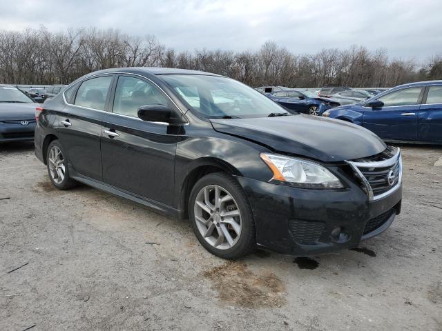 3N1AB7AP2DL742897 - 2013 NISSAN SENTRA S BLACK photo 4