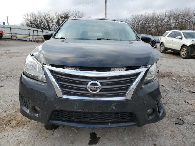 3N1AB7AP2DL742897 - 2013 NISSAN SENTRA S BLACK photo 5