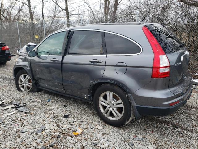 5J6RE4H77AL041673 - 2010 HONDA CR-V EXL GRAY photo 2