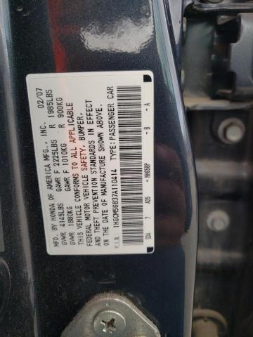 1HGCM56837A110414 - 2007 HONDA ACCORD EX BLUE photo 13