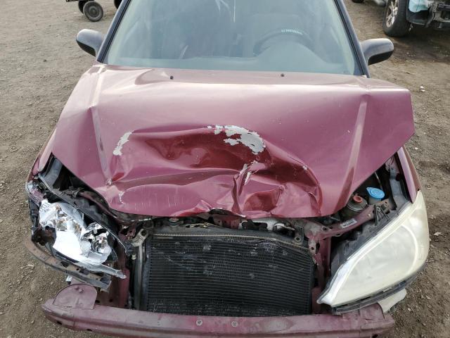 2HGES16354H917977 - 2004 HONDA CIVIC DX VP BURGUNDY photo 11