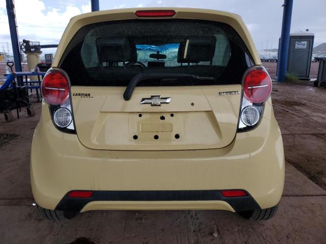 KL8CB6S94DC584504 - 2013 CHEVROLET SPARK LS YELLOW photo 6