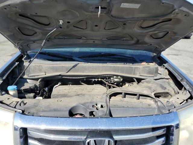 5FNYF3H46DB014549 - 2013 HONDA PILOT EX GRAY photo 11