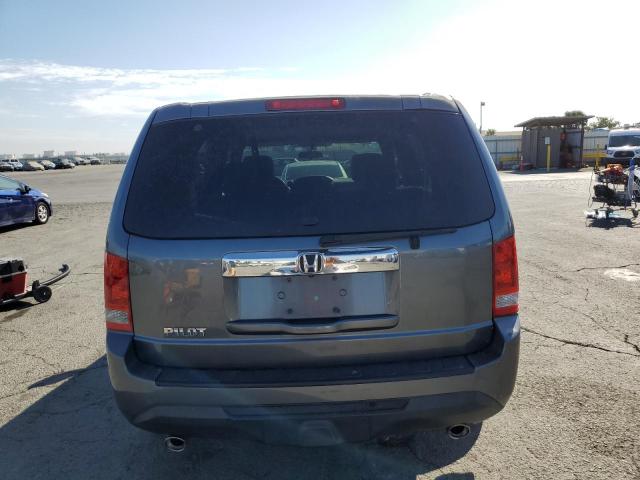 5FNYF3H46DB014549 - 2013 HONDA PILOT EX GRAY photo 6