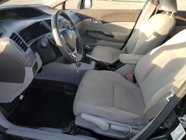 2HGFB2E28CH033291 - 2012 HONDA CIVIC DX BLACK photo 7