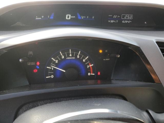 2HGFB2E28CH033291 - 2012 HONDA CIVIC DX BLACK photo 9