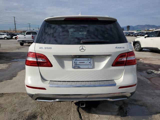 4JGDA5HB5CA059329 - 2012 MERCEDES-BENZ ML 350 4MATIC WHITE photo 6