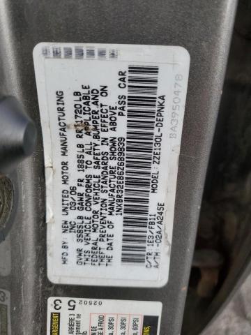 1NXBR32E86Z689839 - 2006 TOYOTA COROLLA CE GRAY photo 12