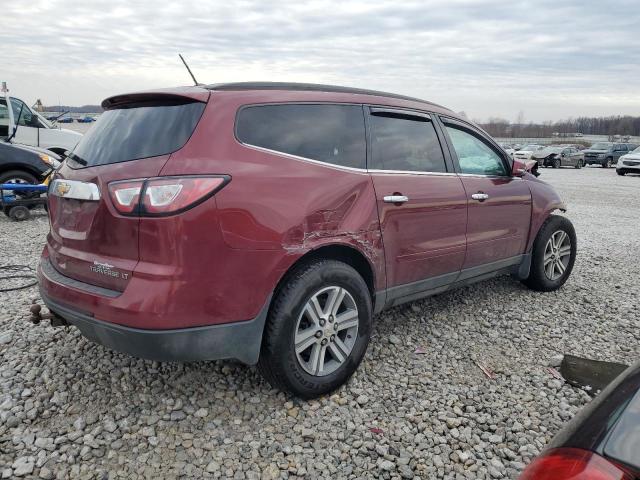 1GNKVHKD3FJ359930 - 2015 CHEVROLET TRAVERSE LT BURGUNDY photo 3