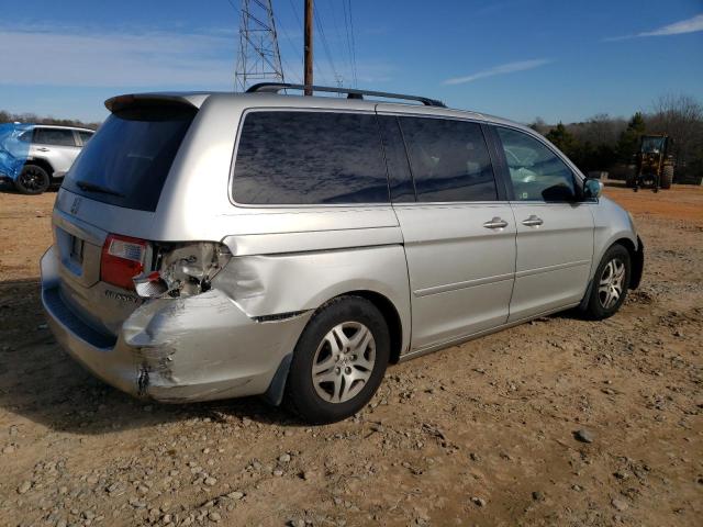 5FNRL38485B405555 - 2005 HONDA ODYSSEY EX GRAY photo 3