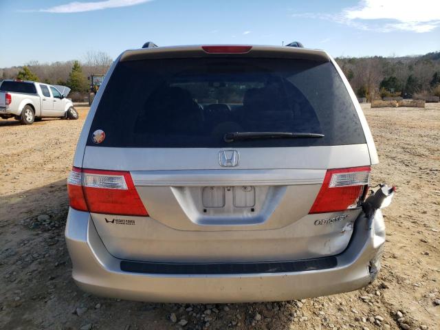 5FNRL38485B405555 - 2005 HONDA ODYSSEY EX GRAY photo 6