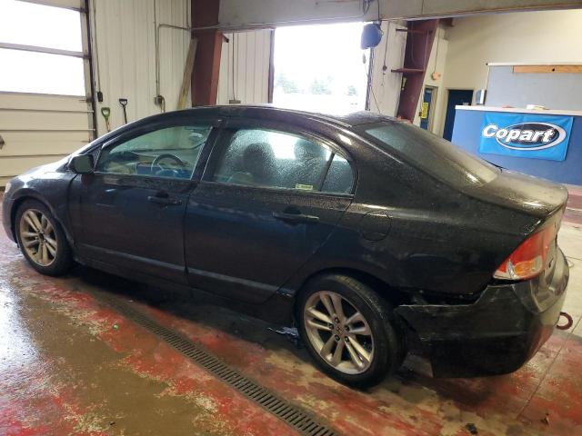 2HGFA16518H300557 - 2008 HONDA CIVIC LX BLACK photo 2