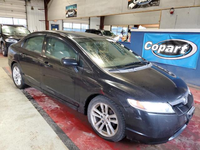 2HGFA16518H300557 - 2008 HONDA CIVIC LX BLACK photo 4