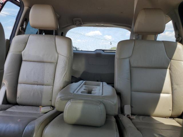 5FNRL5H64CB028653 - 2012 HONDA ODYSSEY EXL BURGUNDY photo 10