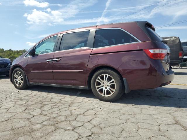 5FNRL5H64CB028653 - 2012 HONDA ODYSSEY EXL BURGUNDY photo 2