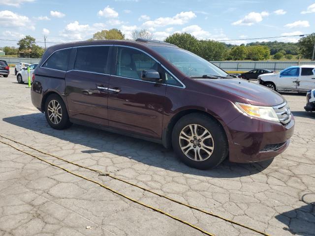 5FNRL5H64CB028653 - 2012 HONDA ODYSSEY EXL BURGUNDY photo 4