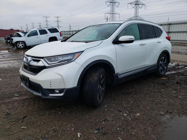 5J6RW2H98JL012363 - 2018 HONDA CR-V TOURING WHITE photo 1