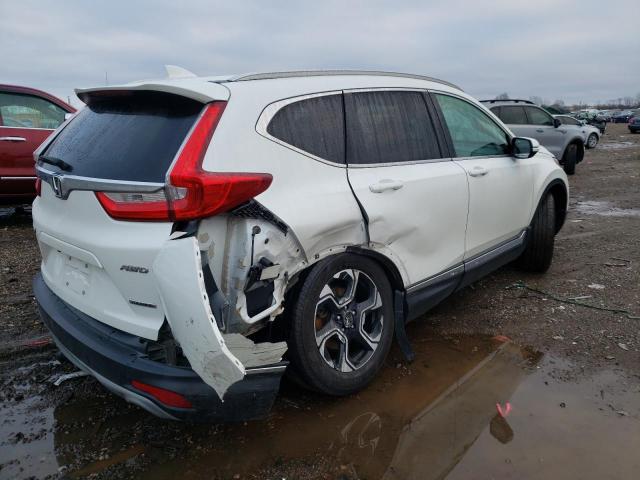 5J6RW2H98JL012363 - 2018 HONDA CR-V TOURING WHITE photo 3