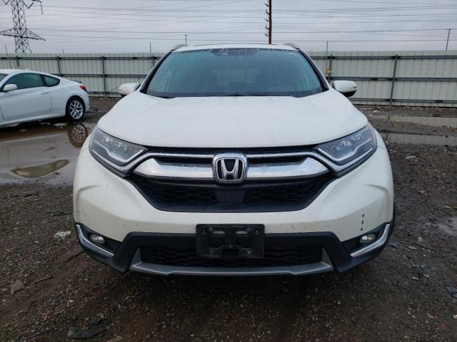 5J6RW2H98JL012363 - 2018 HONDA CR-V TOURING WHITE photo 5