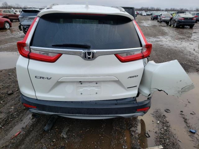 5J6RW2H98JL012363 - 2018 HONDA CR-V TOURING WHITE photo 6