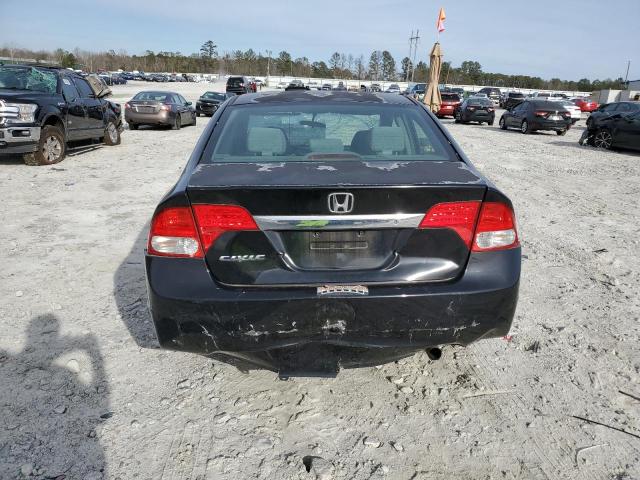 2HGFA1F50AH545582 - 2010 HONDA CIVIC LX BLACK photo 6