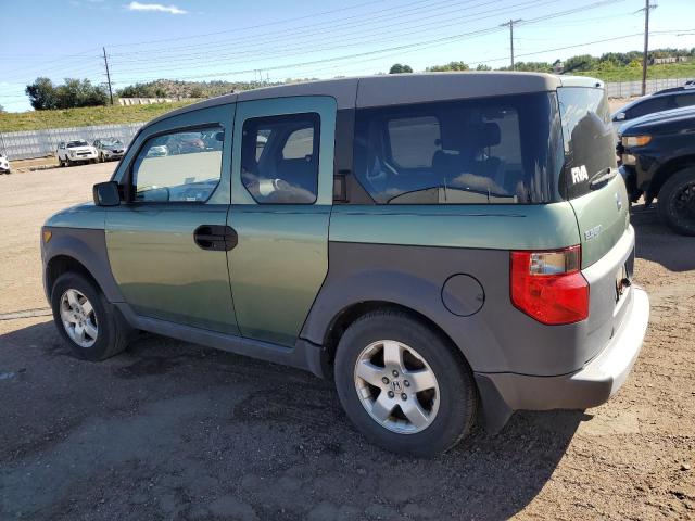 5J6YH28574L038833 - 2004 HONDA ELEMENT EX GREEN photo 2