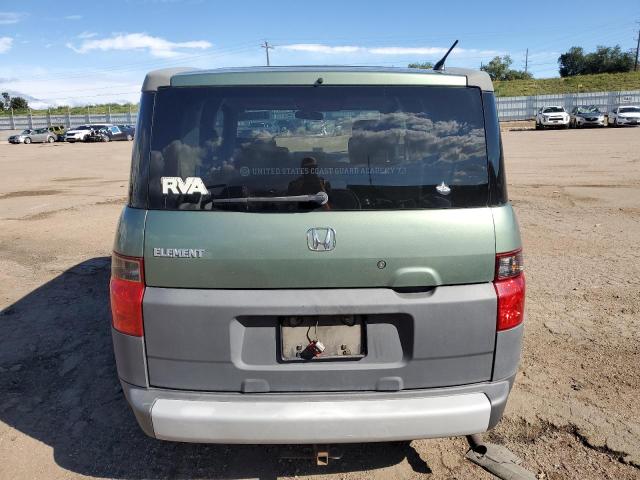 5J6YH28574L038833 - 2004 HONDA ELEMENT EX GREEN photo 6