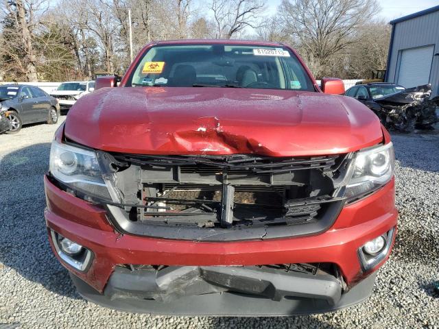 1GCGTCE35F1197521 - 2015 CHEVROLET COLORADO Z71 RED photo 5