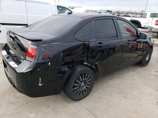 1FAHP3GN9BW136859 - 2011 FORD FOCUS SES BLACK photo 3