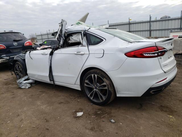 3FA6P0D95LR116528 - 2020 FORD FUSION TITANIUM WHITE photo 2