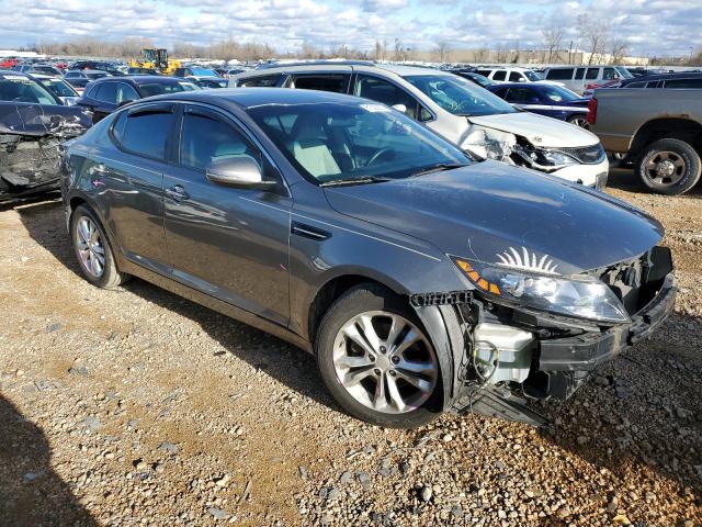 5XXGM4A78DG183500 - 2013 KIA OPTIMA LX GRAY photo 4