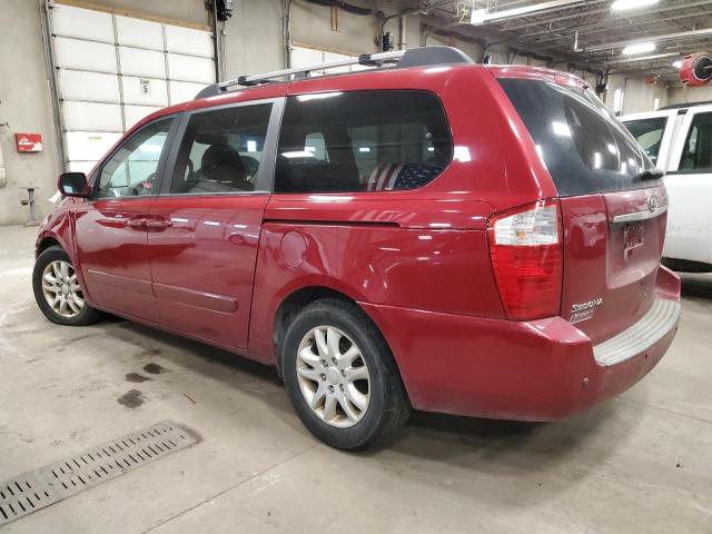 KNDMB233976169776 - 2007 KIA SEDONA EX RED photo 2