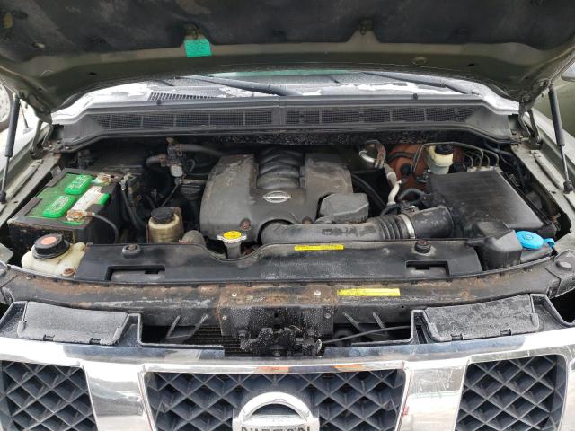 1N6AA06B44N514286 - 2004 NISSAN TITAN XE GREEN photo 11