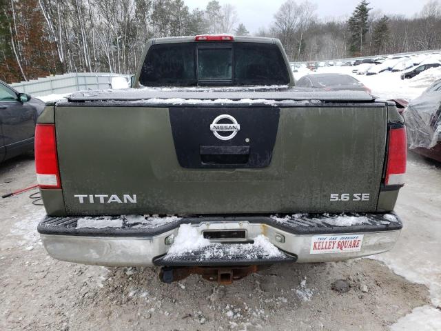 1N6AA06B44N514286 - 2004 NISSAN TITAN XE GREEN photo 6