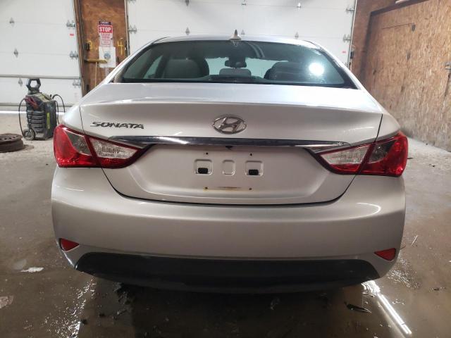 5NPEB4AC3EH908145 - 2014 HYUNDAI SONATA GLS SILVER photo 6