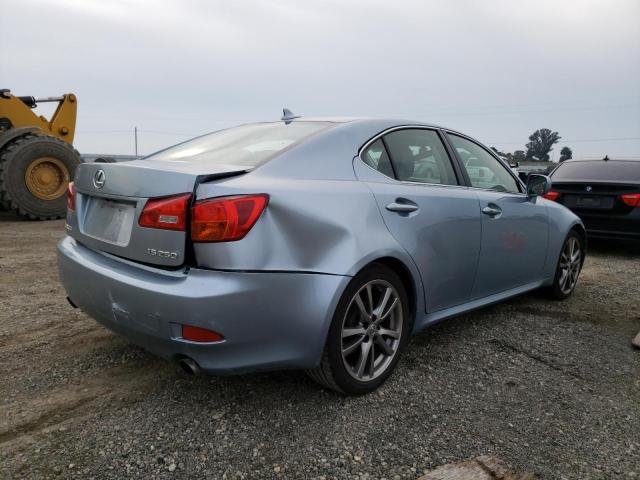 JTHBK262985058449 - 2008 LEXUS IS 250 BLUE photo 3