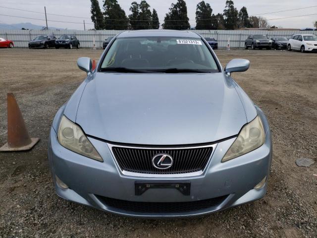 JTHBK262985058449 - 2008 LEXUS IS 250 BLUE photo 5