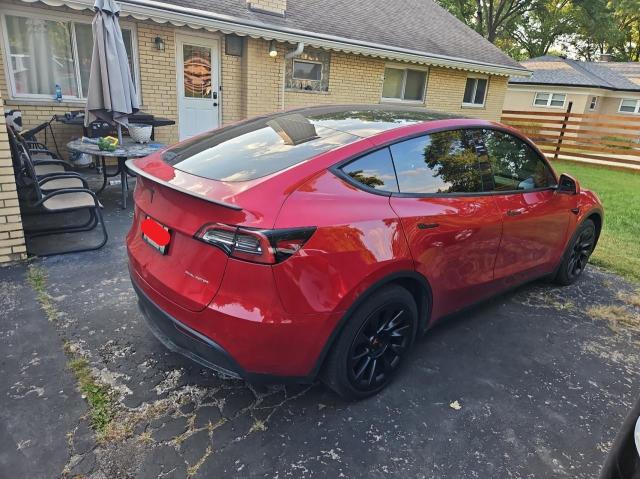 5YJYGDEE8MF193354 - 2021 TESLA MODEL Y 红色 照片 4