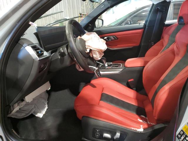 WBS43AY0XPFR33875 - 2023 BMW M3 COMPETITION GRAY photo 7