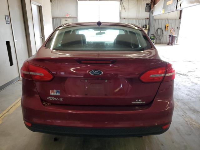 1FADP3F24GL357526 - 2016 FORD FOCUS SE BURGUNDY photo 6