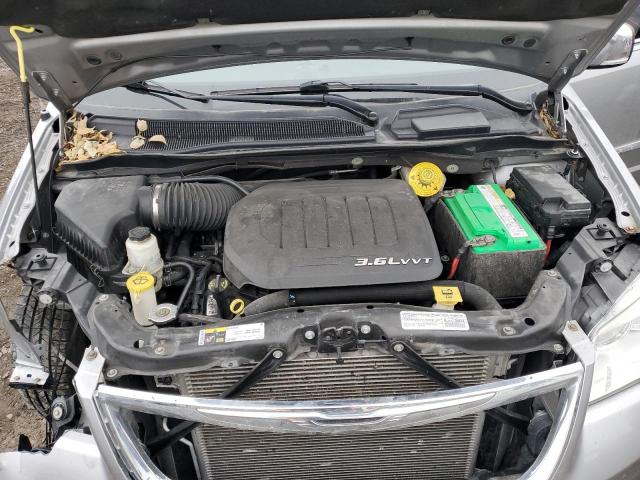 2C4RC1CG9ER224698 - 2014 CHRYSLER TOWN & COU TOURING L SILVER photo 12