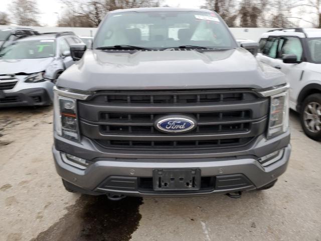 1FTFW1ED9MFB27925 - 2021 FORD F150 SUPERCREW GRAY photo 5