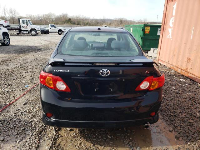 1NXBU40E49Z119610 - 2009 TOYOTA COROLLA BASE BLACK photo 6