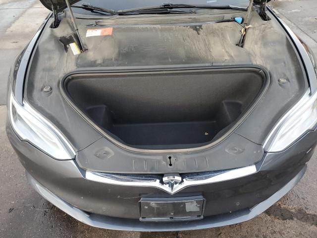 5YJSA1E25HF181874 - 2017 TESLA MODEL S GRAY photo 11