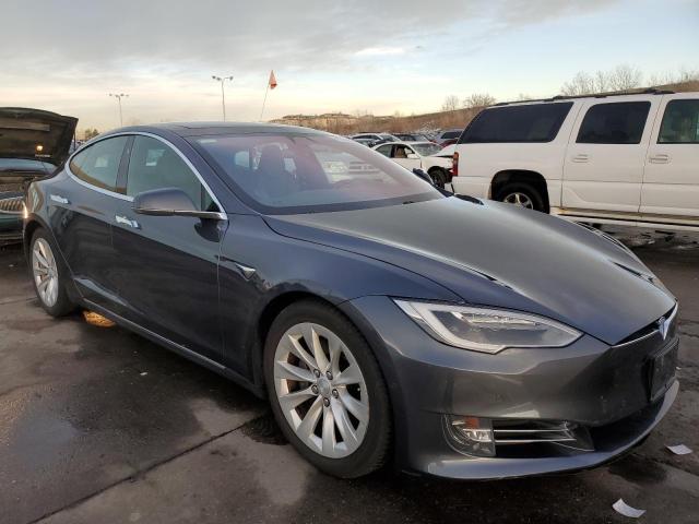 5YJSA1E25HF181874 - 2017 TESLA MODEL S GRAY photo 4